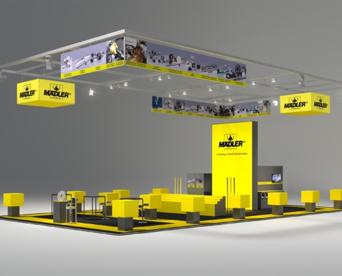 MÄDLER Messestand auf Motek